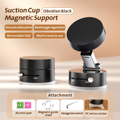 Mini Vacuum Double Side Magnetic Suction Cup Holder