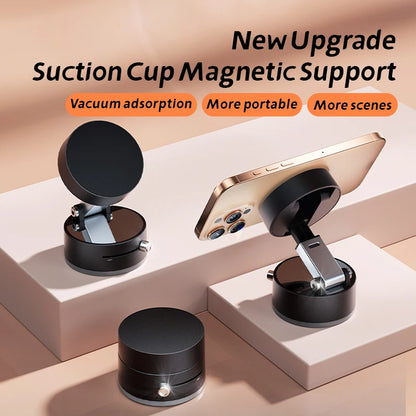 Mini Vacuum Double Side Magnetic Suction Cup Holder