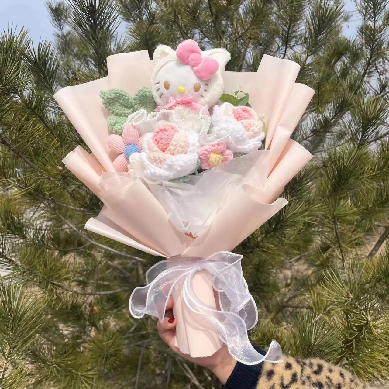 Kitten Bloom Bouquet - Faux Everlasting Flowers