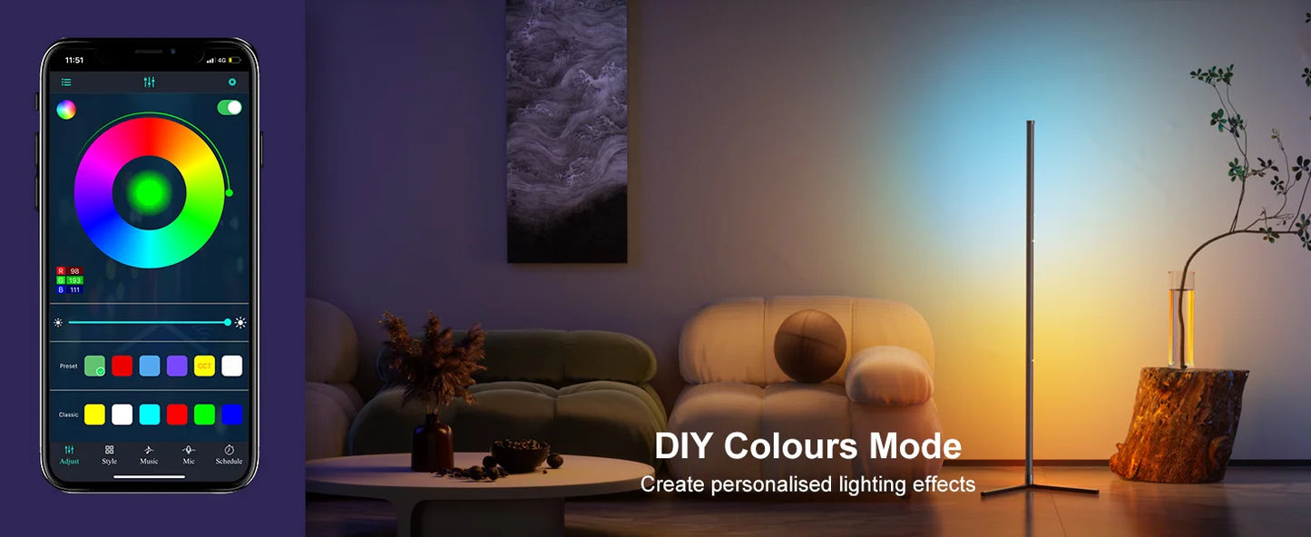 Smart RGB Dream Color Floor Lamp - 150CM